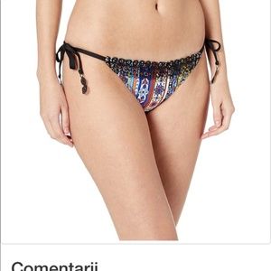 New STUDIO ANNE COLE flowers morocco multicolor bikini size XL